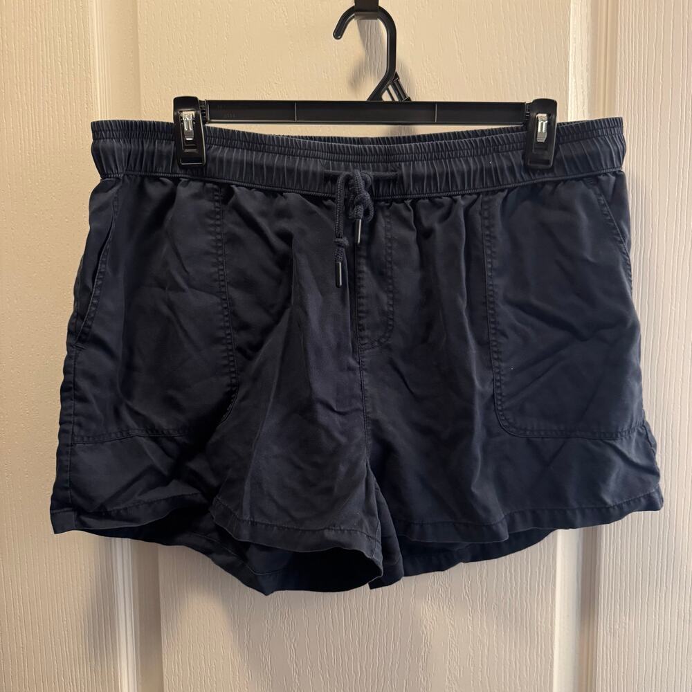Quince Vintage Wash Tencel Utility Shorts in Midnight Blue Size XL
